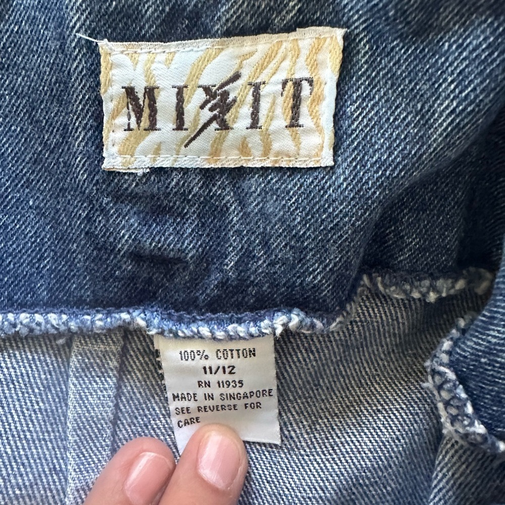 Vintage 90’s, Y2K Mixit Blue Denim skirt - Picture 3 of 6